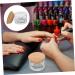HAPINARY Nail Art Brush Cup Glass Nail Dish Nail Art Cup Nail Dappen Dish Nail Cup Nail Art Liquid Holder Nail Art Accessories Nail Dish Cup Nail Tools Manicure Nail Dish Nail Art Dish - Buy Online on GoSupps.com