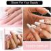 Acrylic Nail Kit for Beginners - White Pink Nude Acrylic Powder Set with Liquid for Nail Extension Carving - Includes Acrylic Nail Brush - Home Use - Buy Online on GoSupps.com