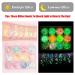 Glow-In-The-Dark Glitter Set | 12 Luminous Colors for Body Face & Hair | Self-Adhesive UV Black Glitter | International Shipping Available - Buy Online on GoSupps.com