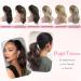 Fine Plus Clip in Ponytail Hair Extensions Blonde Ponytail Extension Wavy Wrap Around Hair Extensions Ponytail for Daily Part Mix Ash Blonde 35cm Mix Ash Blonde - Buy Online on GoSupps.com