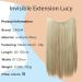 CAISHA 50cm Hair Extension with Rubber Band - Blond Mix Strands #27H613 | Premium Tresse Hair Extensions for International Shipping - Buy Online on GoSupps.com