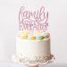 Family Ever After Cake Topper Forever Family Anniversary Birthday Baby Shower Adoption Party Decorations Rose Gold - Buy Online on GoSupps.com