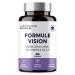 VISION FORMULA | Eye supplement | Blueberry Saffron Lutein Zinc and Vitamins | Maintaining normal vision dry and tired eyes | 60 Capsules | Made in France