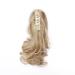 S-NOILITE Voluminous Hair Extensions - Wavy Ponytail Braid Pipe | 30cm Golden Blonde Mixture - Shop Now! - Buy Online on GoSupps.com