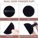 6 Pieces Soft Round Cotton Makeup Puffs for Face & Body - Black/Nude - Buy Online on GoSupps.com