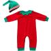 LIKPOJA Newborn Baby First Christmas Elf Outfit - Green Elf Romper for Toddler Girls and Boys 3-6 Months - Buy Online on GoSupps.com