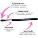 Flat Concealer Brush - Precision Makeup Tool for Eyes, Brows, and Eyelids | Synthetic Bristles for Blending Liquid, Cream, and Powder Products | Cruelty-Free - Buy Online on GoSupps.com