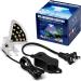 WEAVERBIRD Clip on Light Fan Shape Model-M3 Aquarius Aquarium Light 5W 12 LEDs Planted Lamp for 6mm Thick Fish Tanks - Buy Online on GoSupps.com