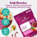 Navitas Organics Goji Berries 16 oz - Organic, Non-GMO, Sulfite-Free Superfood - Buy Online on GoSupps.com