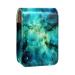Travel Lipstick Organizer Case Lipstick Case Portable Makeup Bag With Mirror Blue and Green Galaxy Y211o3tylm
