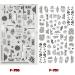 Nail Art Decoration Flower Simple Design Transfer Decals Black Vine Leaf 3D Nail Sticker Alphabet(F-743) - Buy Online on GoSupps.com