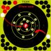 7 inch Adhesive Shooting Targets - 60 Pack - Reactive Self Stick Splatter Paper for Gun, Rifle, Pistol, Airsoft - Shooting Range Practice - Buy Online on GoSupps.com