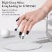 Double Rhythm 2 Pcs 15ml UV Gel Polish Set - Pure White & Black Nail Art Kit for Salon & DIY - Buy Online on GoSupps.com