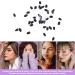 FOMIYES Silicone Lip Scrubber 100pcs Eye Shadow Stick Silicone Makeup Brush Dual Side Eyeshadow Eyeshadow Sticks Girl Tool 7.5x0.5cm Black - Buy Online on GoSupps.com