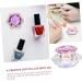 POPETPOP 3 Pcs Nail Art Crystal Cup Clear Container with Lid Containers with Lids Clear Dappen Dishes Cup Nail Crystal Cup Nail Tools Hexagonal Cup for Nail Art Crystal Art Glass Plate Care 7.5x6cmx3pcs Pinkx3pcs - Buy Online on GoSupps.com