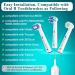 Aoremon 12 Pack Toothbrush Heads Compatible with Oral B Braun Electric Toothbrush - Precision Clean, Cross Action, Pro GumCare - Fits 7000, 1000, 3000, 5000, 9600 - Buy Online on GoSupps.com