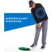 Fiberbuilt Flight Deck Oval Golf Hitting Mat | Real Grass-Like Performance | Adjustable Height Tee | Black/Green | 21.25 x 13.5 x 1.75 | Indoor/Outdoor - Buy Online on GoSupps.com