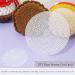iSuperb 30 Pack Round Plastic Canvas Mesh Sheets for Embroidery & Crafting - 3.03'', 4.53'', 5.79'' (30Pcs) - Buy Online on GoSupps.com