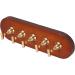 Baluue Nail Stand for Press on Nail Holder for Painting Nails Wood Nail Display Stand for False Nail Tip Manicure Tool Nail Art Display Home Salon Gold - Buy Online on GoSupps.com