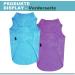 Kickred 2 Pack Summer Dog Shirts - Fast-Drying Sleeveless Clothing for Medium Dogs - Unique Patterns in Light Blue & Fuchsia - Buy Online on GoSupps.com