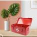 Ctomche First Aid Storage Box Dog Medicine Container Box Medicine Storage Chest with Lid Vintage Medicine Storage Organizer for Dog Medicine Storage Bins with Compartments 7.6L - Buy Online on GoSupps.com