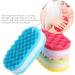 Bath Sponge 3 Pieces of Three-Layer Shower Sponge Cleaning Products Body Cleaning Shower Brushes Sponges Bath - Buy Online on GoSupps.com