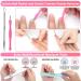 600PCS Clear Coffin Nail Tips Set with Glue and Accessories - Buy Online on GoSupps.com