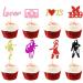 Blumomon 32Pcs Popular Singer Cupcake Toppers Popular Singer Birthday Party Decoration Music Themed Party Fans Party Decoration Singer-32
