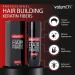 Volume Hair Fibers x2 VOLUMON Keratin Hair Building Fibers for Thinning Hair Instantly Conceals Thinning Areas for Fuller Thicker Hair for Men and Women 28g x2 + Optimizer & Applicator Dark Brown - Buy Online on GoSupps.com