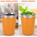 Kids Stainless Steel Sippy Cups 12oz - Spill Proof with Straws and Lids - Toddler Insulated Tumblers - 5 Pack Multicolor - Buy Online on GoSupps.com