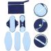 DOITOOL Women's 8pcs Reusable Sanitary Pads Set with Storage Bag - Washable Cloth Menstrual Panty Liners for Heavy Flow, Maternity, Postpartum - Women's Suits with Sanitary Napkins - Buy Online on GoSupps.com