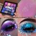Yeweian Purple Blue Eyeshadow Palette - 16 Glitter Matte Shades, Waterproof Korean Makeup - Buy Online on GoSupps.com