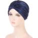 Fish Hat for Women - Turban Cap Scarf Head Cover Wrap - B-dark Blue - One Size - Buy Online on GoSupps.com