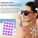 Autocollants UV | Autocollants de rappel de protection solaire 200 patchs de protection solaire sensibles UV | autocollants de d tection ext rieure multifonctionnel pour la plage la piscine et les - Buy Online on GoSupps.com