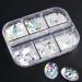 4 Boxes DIY Chunky Sparkly Slices Holographic Nail Sequins Summer Star Moon Glitter Flakes - Buy Online on GoSupps.com