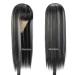 26 Inch Highlight Wig with Bangs - Ombre Piano Wigs in 1B/SmokyGray - Synthetic Straight Wig - Buy Online on GoSupps.com
