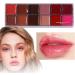 Colourful Lip Palette Matte Effect Shiny Lipstick Versatile for Evening Natural Effect Make-up Day Makeup - Buy Online on GoSupps.com