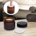 CREMEDING 50ml Refillable Brown Glass Cosmetic Containers - Set of 4 | Eco-Friendly & Reusable for Creams Lotions & Oils - Buy Online on GoSupps.com