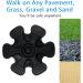 XSL Cane Tips - 34 Inch Heavy Duty Rubber Replacement, Self Standing Walking Canes with 6 Prong Rubber Foot Pad - Buy Online on GoSupps.com