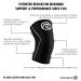 Rehband 7mm Power Max Knee Compression Sleeve - Neoprene Support for Bodybuilding & Powerlifting - Carbon/Black Large Pair - Buy Online on GoSupps.com