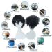 S-NOILITE Unisex Anime Fashion Short Wig - Dark Orange Cosplay Full Wig for Parties & Costumes - Buy Online on GoSupps.com