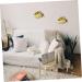 Zerodeko 2pcs Decorative Fish Wall Hanging Ocean Fish Iron Fish Hanging 30X17cmx2pcs Yellowx2pcs - Buy Online on GoSupps.com