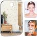 2 Pack Unbreakable Fogless Shower Mirror for Shaving and Makeup - Large 10.7x8 inches - Ideal for Camping and Bathroom - Fog Free Handheld Shave Mirror - Buy Online on GoSupps.com