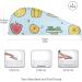 Lovely Cartoon Fruit Hair Towel 2 Pack - Super Absorbent Quick Dry Hair Turbans for Women & Girls - Buy Online on GoSupps.com