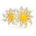 Pin Jewelry Gifts for Women Ladies Fashion Accessories Ladies Elegant Yellow Sunflower Brooch Classic Party Brooch Flower Shaped Brooch Brooches & Pins
