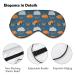 Red Panda Pattern Sleep Mask - Adjustable Elastic Strap for Men and Women - Blackout Eye Cover for Yoga, Travel, Nap - Sleep Better - Buy Online on GoSupps.com