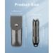 Nail Clippers with Catcher/Stainless Steel Heavy Duty Fingernail and Built-in Nail File for Men & Women/Ergonomic Handle with Wide Jaws for Thick Nails/includes Leather Storage Bag Key Ring.GENPAR - Buy Online on GoSupps.com