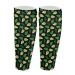 Poceacles Avocado Pattern Calf Compression Sleeves for Men Women Leg Compression Sleeves Footless Compression Socks for Running Sports Green M Green Avocado Medium