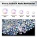 2000PCS 4mm Transparent Clear AB Resin Flatback Rhinestones for Crafts - Loose Bling Diamond Stones for Mugs, Bottles, Tumblers - Buy Online on GoSupps.com