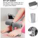 Besportble Portable Training Device: Voltage Foot Pedal Resistance Tapes & Abdominal Exercise Rope for Enhanced Fitness - Suction Cup Sit-Up Rod (Gray 55x25x3cm) - Buy Online on GoSupps.com